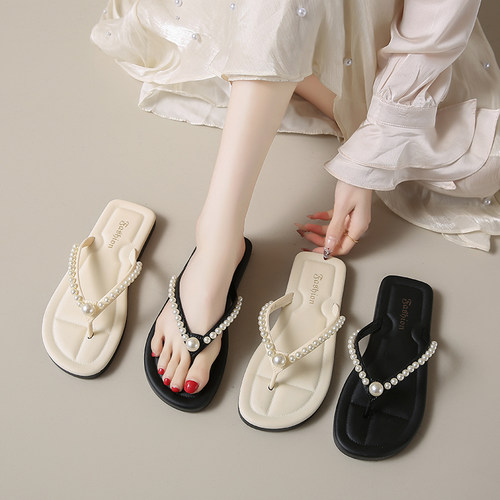 2025夏新款夹趾人字拖女款时尚