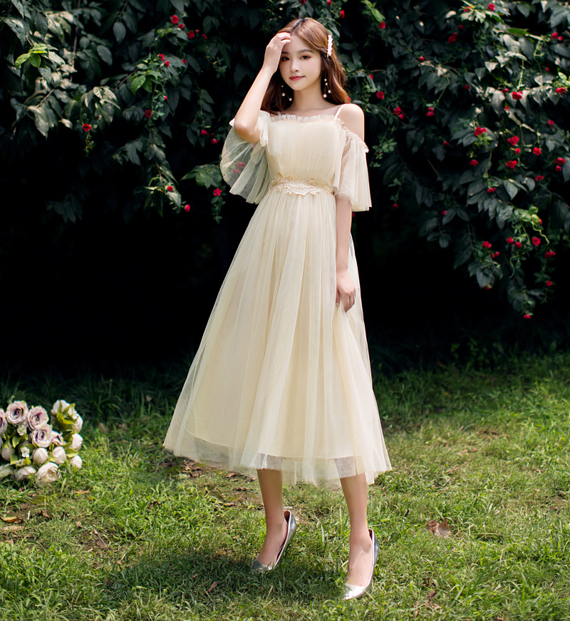  Long, champagne color, lifting effect, mid-length+XXL (140-160 catties)  