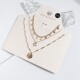 欧美跨境项饰个性 时尚 混搭星星流苏吊坠项链女潮流层叠百搭颈链