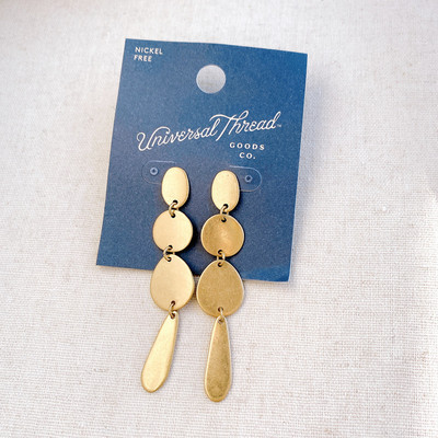 美国潮牌【Universal Thread】原单简约主义设计感几何耳坠