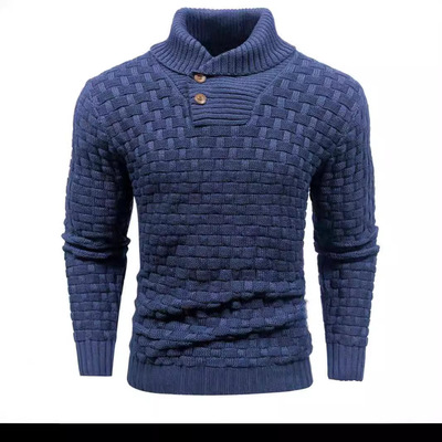Men's casual sweater knitted pullover fashionable sweater