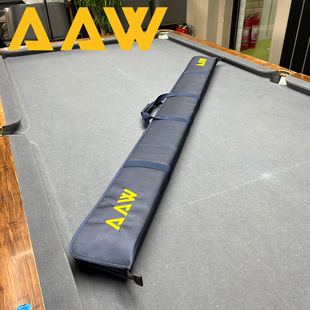 AAW铝合金台球杆盒外包两槽双槽三槽杆盒通用便携可提可背球杆袋