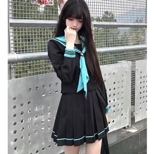 日系学院春夏短裙青本绘套装 胖MM大码 短袖 长袖 水手服jk制服基础款
