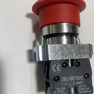 BS542C自锁旋转复位 XB2 紧急停止按钮1NC 蘑菇头急停按钮 工程款