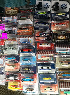 包邮 现货 1/64 GREENLIGHT 绿光 警车 JEEP 越野车 悍马 模型