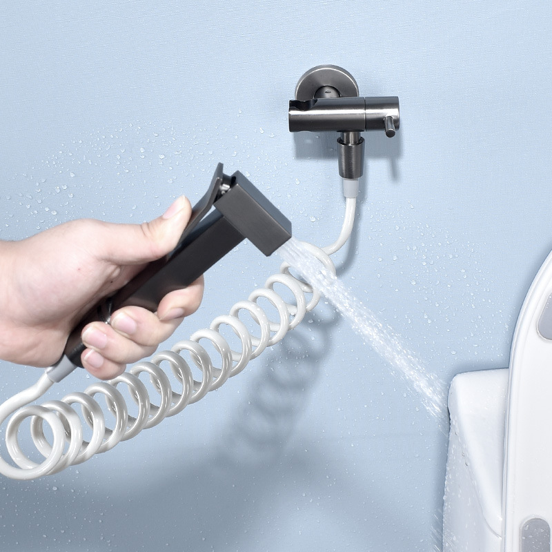 家装主材卫浴用品浴室枪灰喷枪套装马桶伴侣卫生间妇洗器水枪喷头