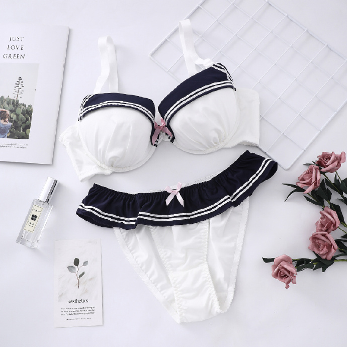 日系性感可爱风大码文胸套装