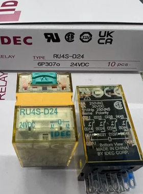议价询价全新原装idec和泉 继电器RU4S-D24