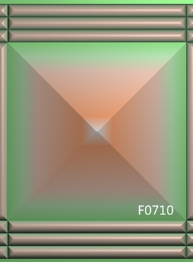 F0710正方形精雕图 方形小方块浮雕图 精雕 灰度图 有线