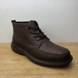 Hush Puppies暇步士男鞋真皮高帮轻质软底休闲鞋B3R10