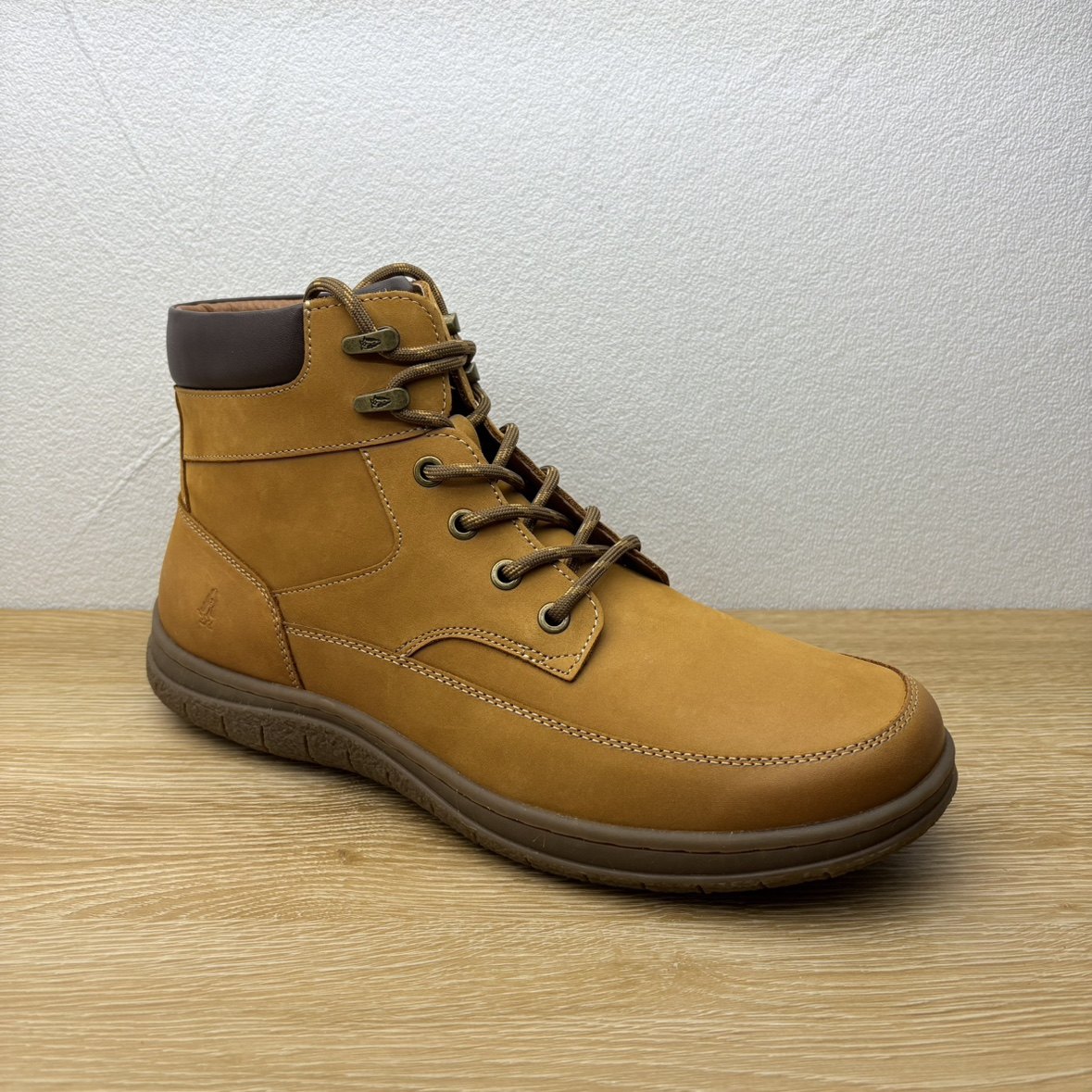 Hush Puppies暇步士男鞋牛皮靴子气垫休闲短靴B5L10,流行男鞋,高帮鞋,淘宝优惠券,粉丝福利购,淘宝优惠卷