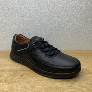 Hush Puppies暇步士男鞋春夏款头层牛皮软底系带休闲鞋B5N04