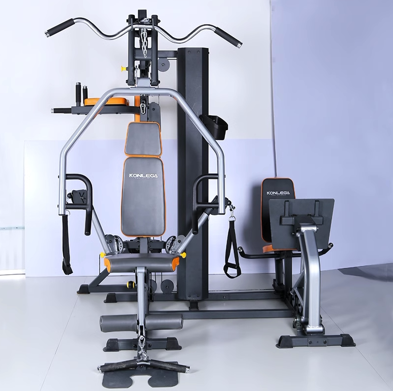 康乐佳K3003C综合训练器三人站大型器械力量训练多功能组合健身器