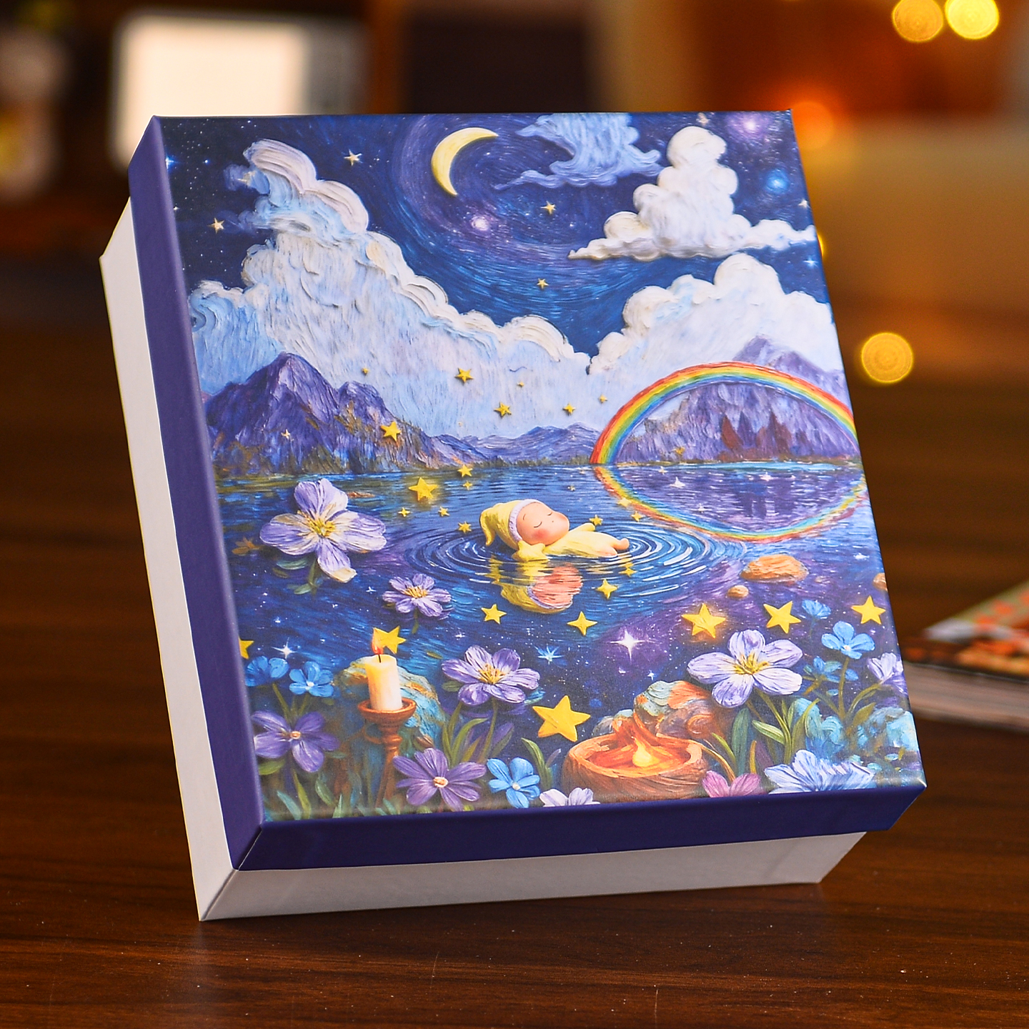 星星人生日礼品盒高级感卡通创意礼盒空盒送男生女友礼物盒包装盒