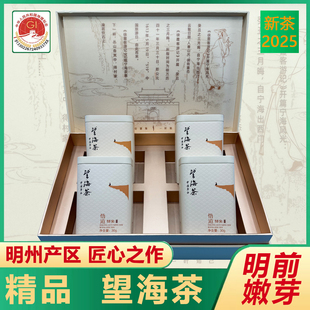 精品望海茶120克礼盒装2025年新茶望海茶基地直销宁波宁海特产
