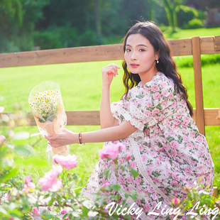 特惠 重工LIBERTY甜美法式 粉玫瑰套装