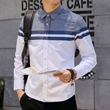 Летняя рубашка, джинсовая футболка, лонгслив, в корейском стиле