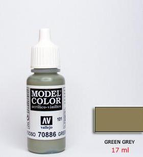 钢铁苍穹 AV 手涂水性漆 70886 绿灰色 17ml 101