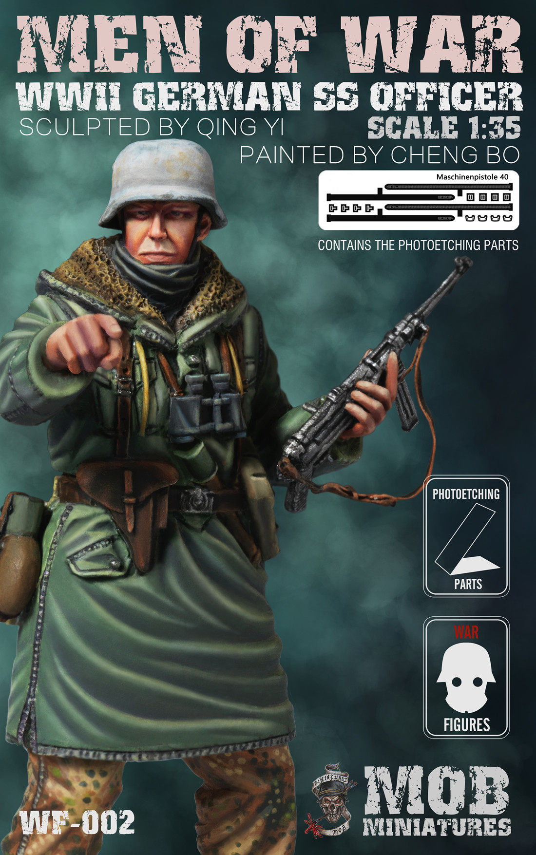 钢铁苍穹 mob wf002 1/35 战争之人之二战德军维京师军官 指挥官
