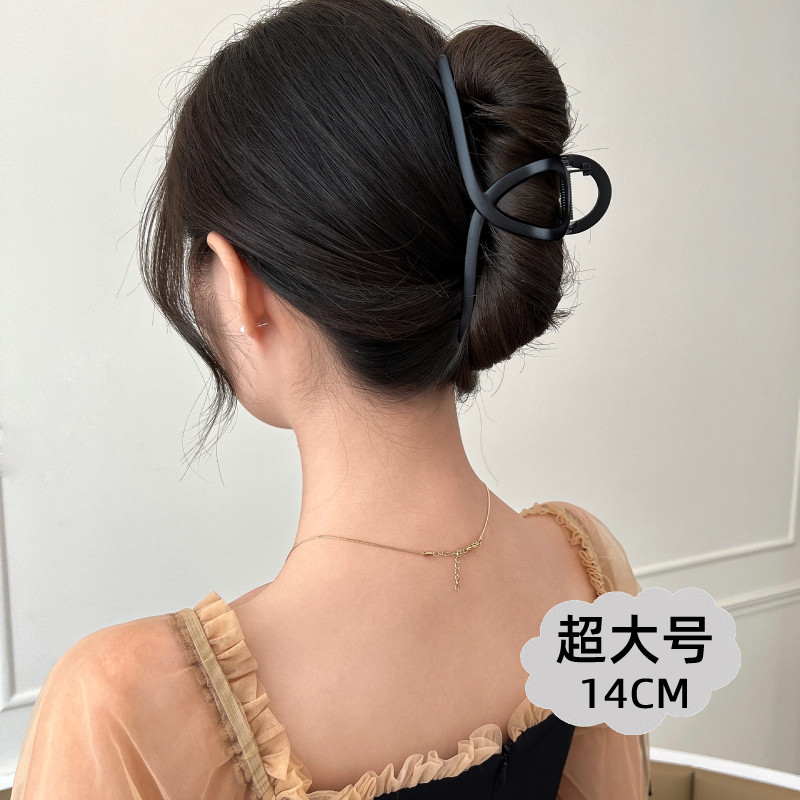 金属超大号14cm黑色抓夹高级感
