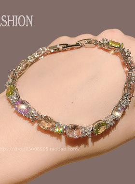 爆款月销10万件韩国进口镶钻手链