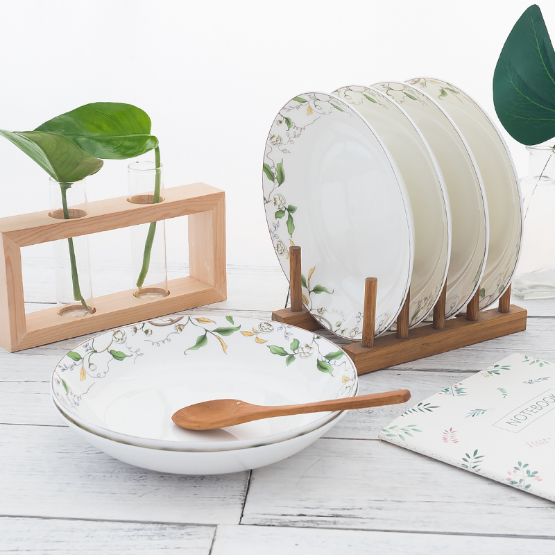 骨质瓷工厂直销多尺寸中式菜盘子