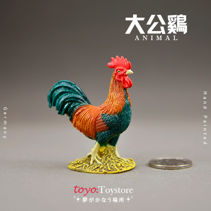 德国正版散货仿真动物模型大公鸡