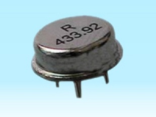 圆形 315M 433.92MHZ 直插声表晶振 R315A 433M R433A圆面 DIP