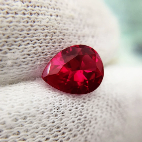 红刚玉 Рубиновый аксессуар, кольцо, драгоценный камень для кольца, инкрустация камня, DIY