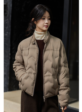 忘城N930座/喜爱的拥抱/冬季新款压胶直充新国标90白鸭绒羽绒服女