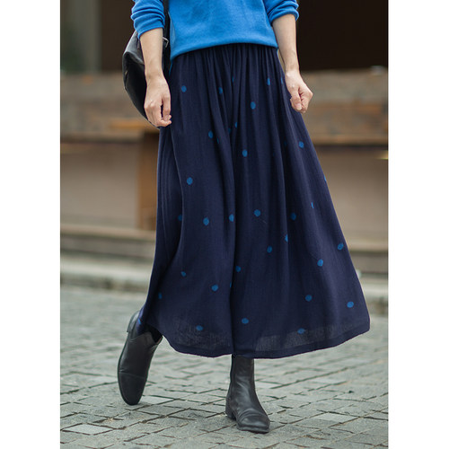 忘城A版文艺半身裙羊毛