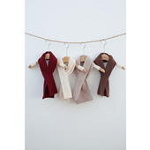 忘城X 231座 100%羊毛小围巾气质针织懒人交叉围脖冬天护颈保暖女