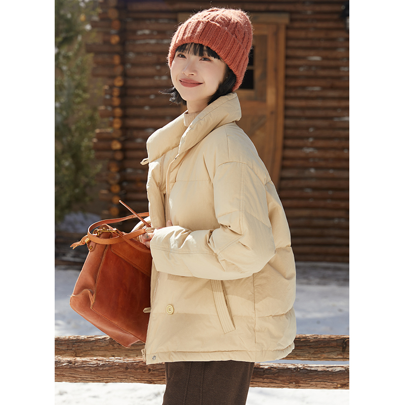 忘城通勤常规立领羽绒服