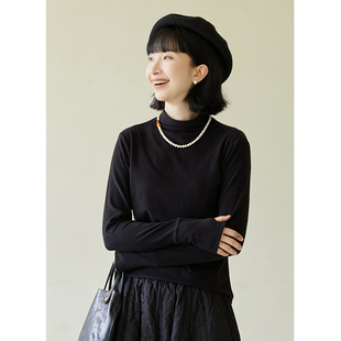 温暖 高领打底衫 冬 远红外发热半高领长袖 女 秋冬新款 忘城H941座