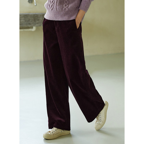 忘城复古百搭全棉灯芯绒长裤