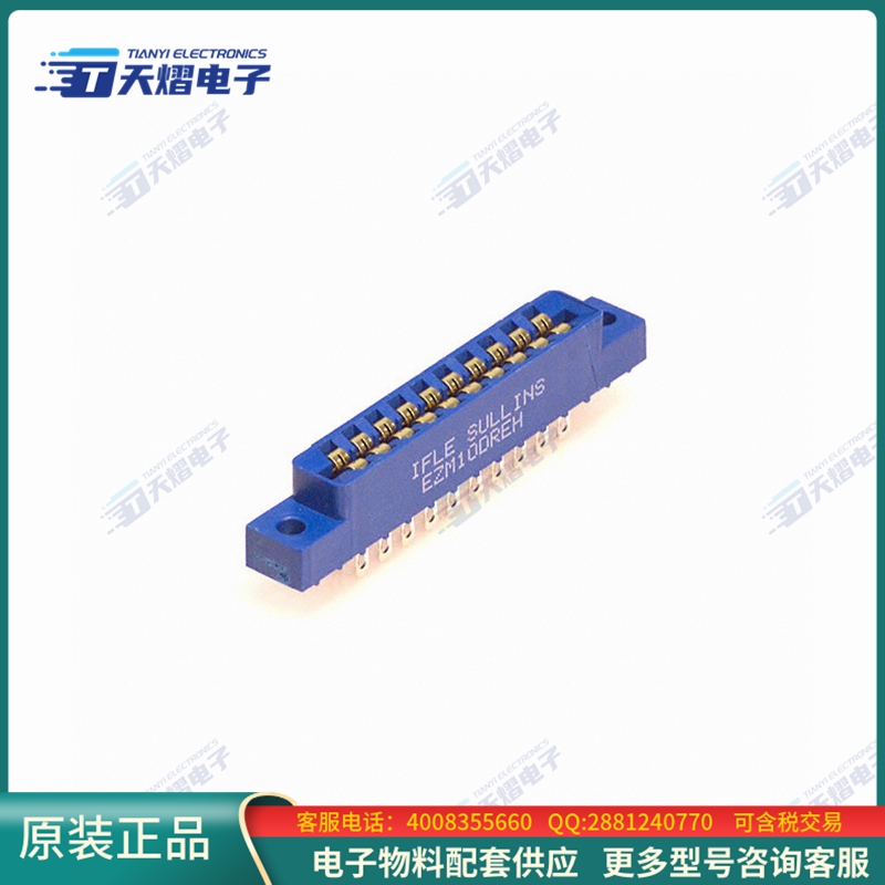 边缘板连接器EBM10DREH【CONN EDGE DUAL FMALE 20POS 0.156】