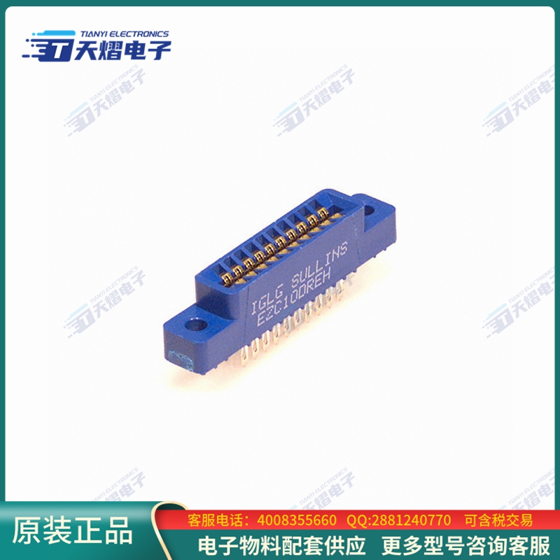 边缘板连接器EBC10DREH【CONN EDGE DUAL FMALE 20POS 0.100】