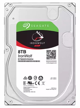 希捷酷狼NAS硬盘存储垂直硬盘机械硬盘4T/6T/8T/10T/12T/16TB酷狼