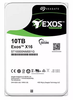 国行希捷 ST10000NM017B/001G 10TB10T银河企业级NAS空气硬盘