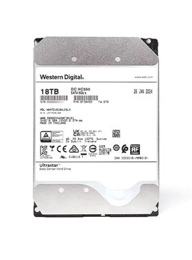 全新WD/西部数据 WUH721818ALE6L4 氦气企业级18t机械硬盘HC550