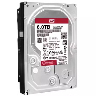 WD/西部数据 WD6005FFBX红盘Pro 网络储存硬盘 企业级NAS硬盘 6TB