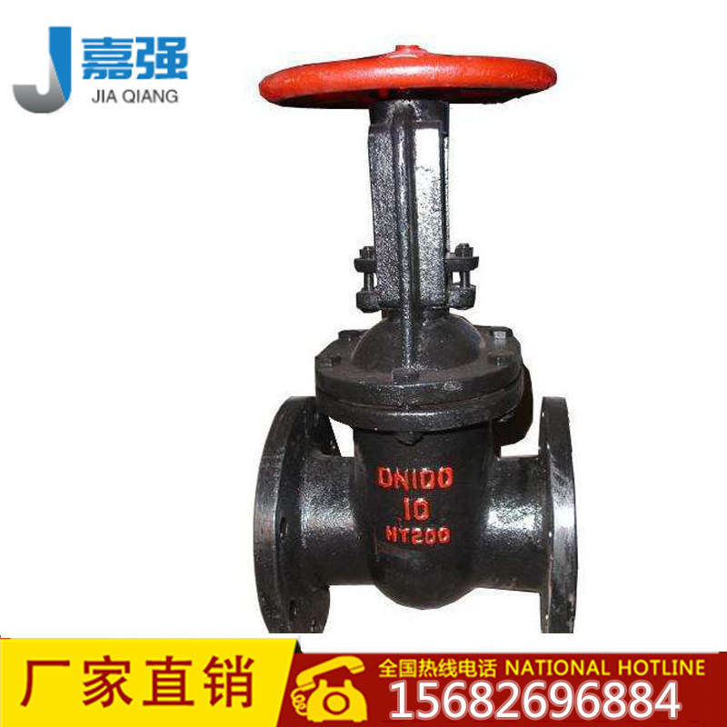 远大阀门 燎原铸铁法兰平行式双闸板闸阀 z44t