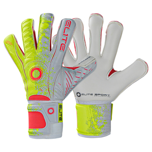 大火足球人草耐磨光环门将Elite sport 儿童成人带护指守门员手套