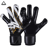 防线守门员手套DEFEND守门员手套职业无护指门将比赛训练大火足球