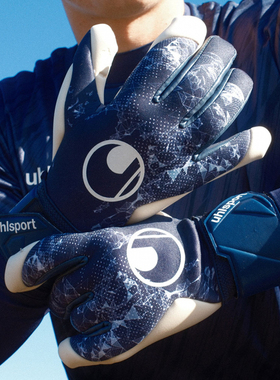 大火足球UHLSPORT EARTH EDITION ABSOLUTGRIP HN 专业守门员手套