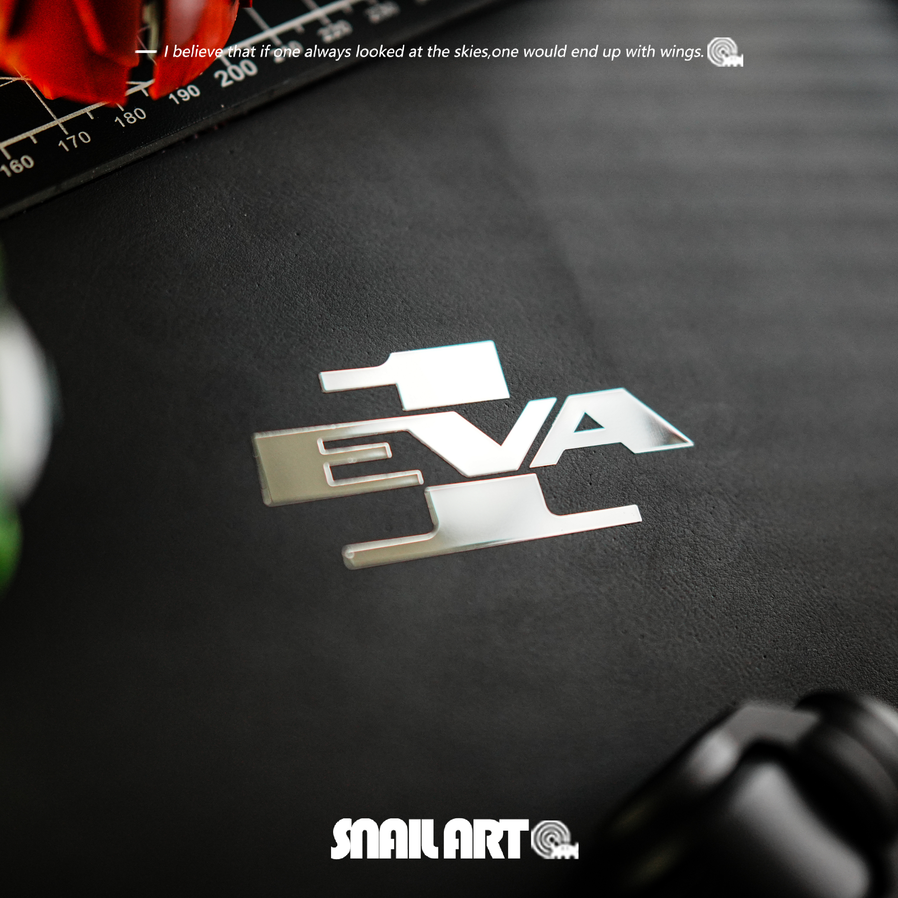 SN蜗牛金属贴纸 新世纪福音战士EVA初号汽车摩托电动车笔记本贴饰