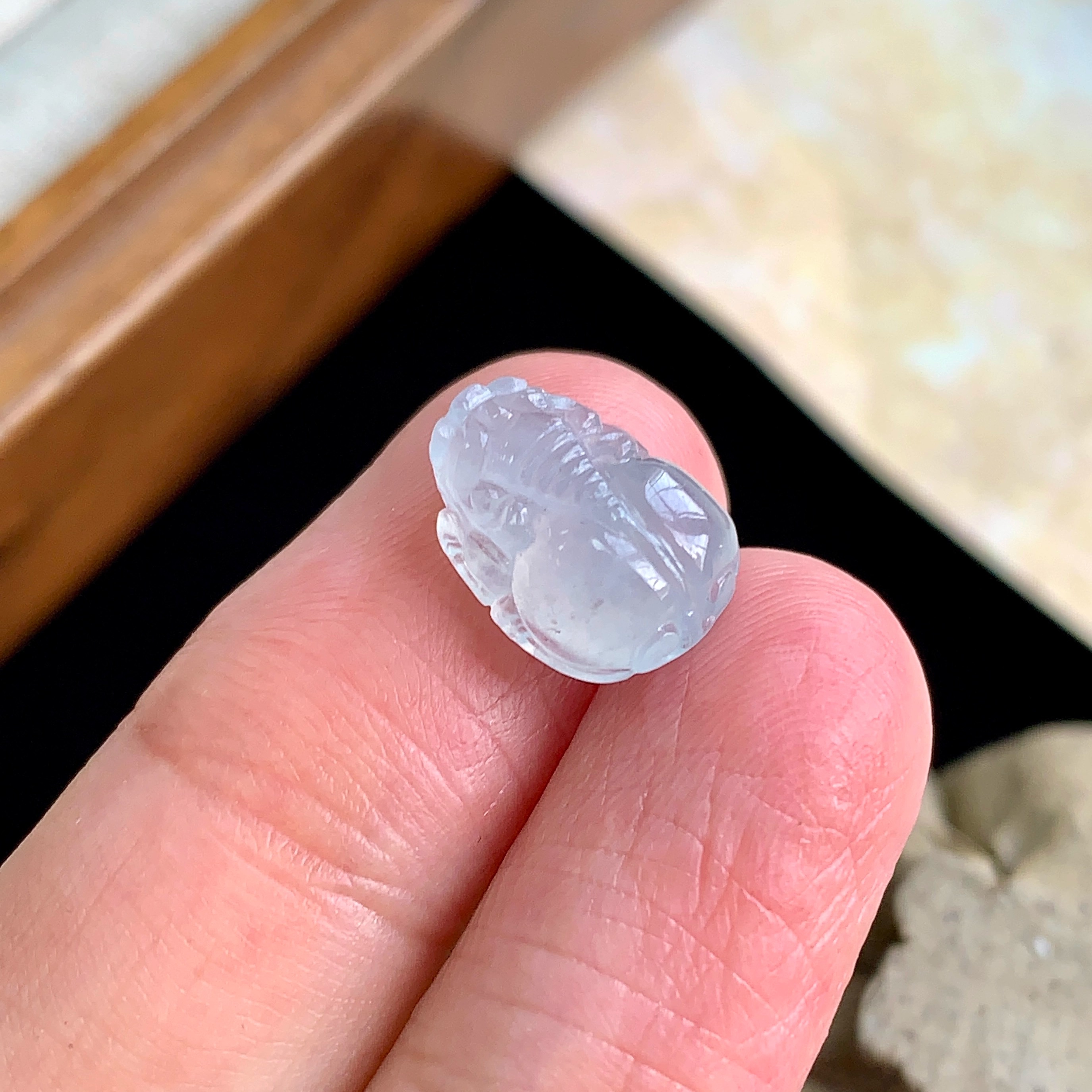 泗隆珠宝-天然A货翡翠貔貅吊坠 缅甸玉石冰种貔貅戒指戒面裸石