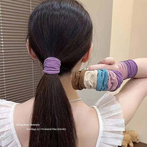 不伤发不扯发高弹力舒适发圈