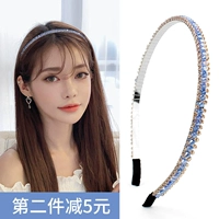 Hàn Quốc headband nữ hoang dã ra pha lê khoan mặt dễ thương đeo một headband đơn giản kẹp tóc tóc tiara đầu hang - Phụ kiện tóc bộ dây buộc tóc cho bé gái