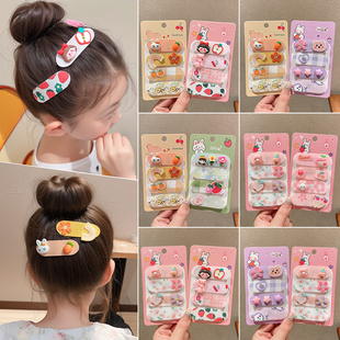 可爱卡通儿童前额刘海碎发整理神器女童魔术贴发饰宝宝发卡子头饰